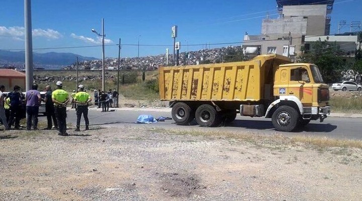 Motosiklet sürücüsünün korkunç ölümü!