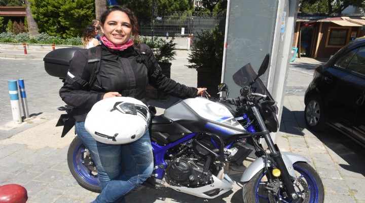 Motosikletle İzmir den Mardin e hediye