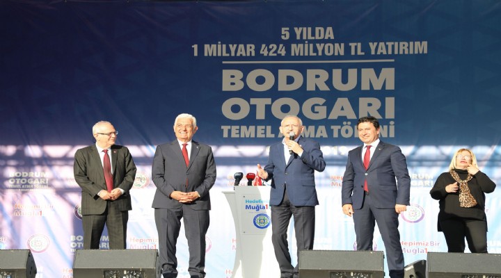 Muğla da 620 milyon liralık toplu açılış ve temel atma