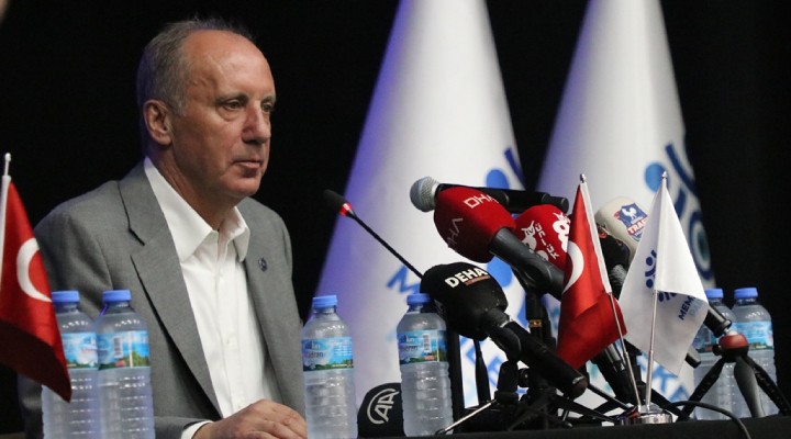 Muharrem İnce: Ben olmazsam birinci turda Erdoğan alır!