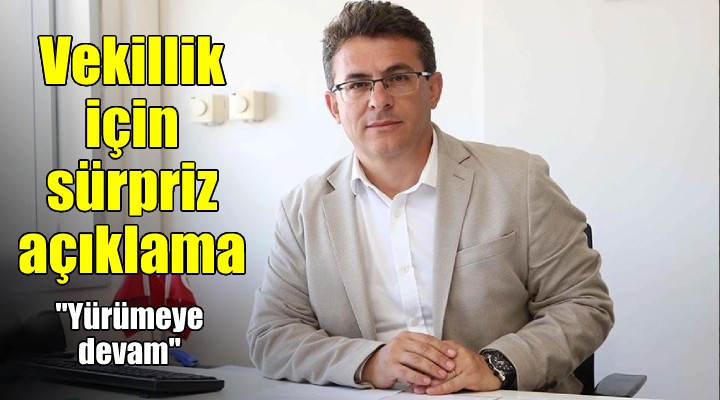 Murat Aydın dan sürpriz adaylık açıklaması...