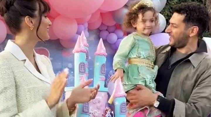 Murat Yıldırım ile Iman Elbani nin kızları Miray 3 yaşında