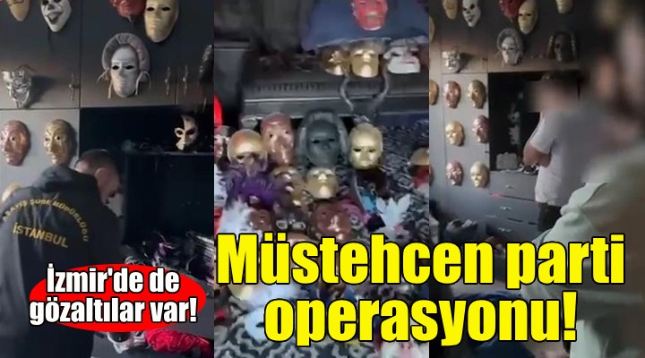 Müstehcen parti operasyonu!