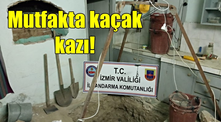 Mutfakta kaçak kazı!