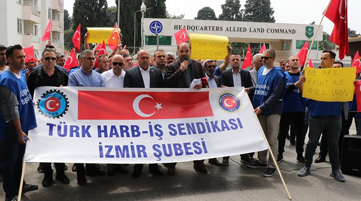 NATO İzmir de toplu sözleşme krizi!