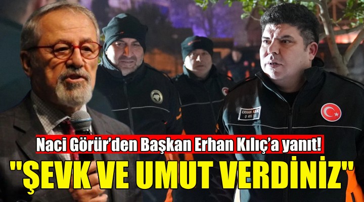 Naci Görür’den Başkan Erhan Kılıç’a yanıt!