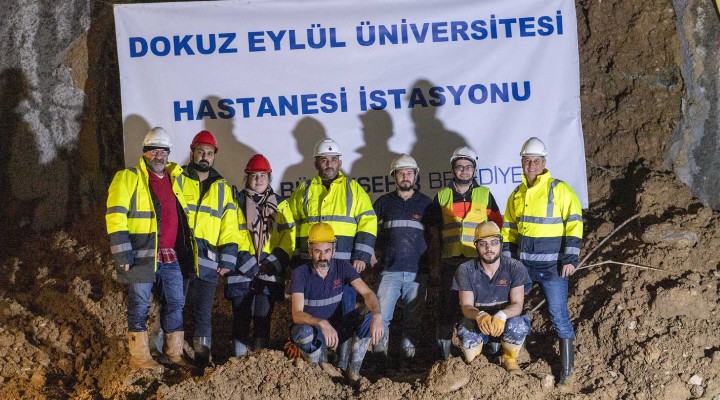 Narlıdere Metrosu nda 3. istasyona ulaşıldı