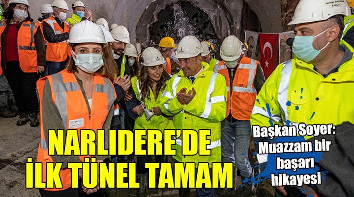 Narlıdere Metrosu nda ilk tünel tamam...