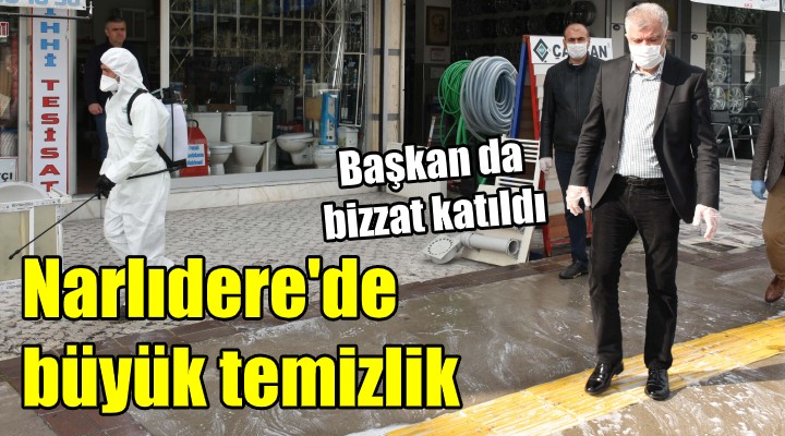 Narlıdere de 6 mahalle dezenfekte edildi