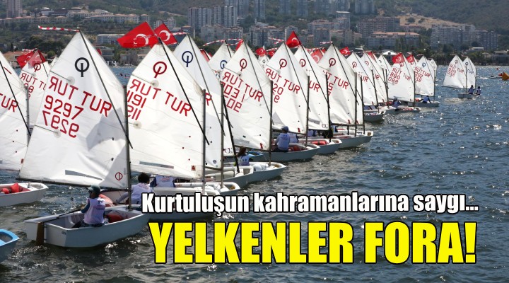 Narlıdere de yelkenler kurtuluşun kahramanlarına saygı için açılacak!