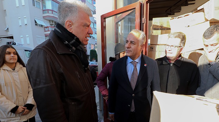 Narlıdere den deprem bölgesine sevkiyat sürüyor