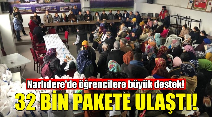 Narlıdere de öğrencilere büyük destek!