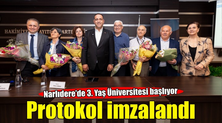 Narlıdere'nin 3. Yaş Üniversitesi yolculuğu başladı
