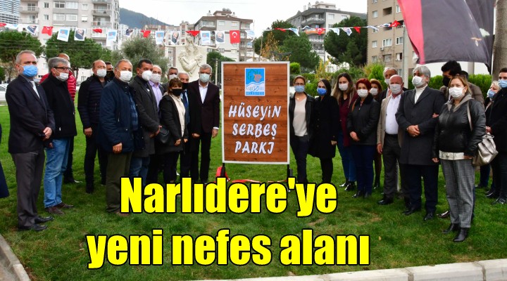 Narlıdere ye yeni park...