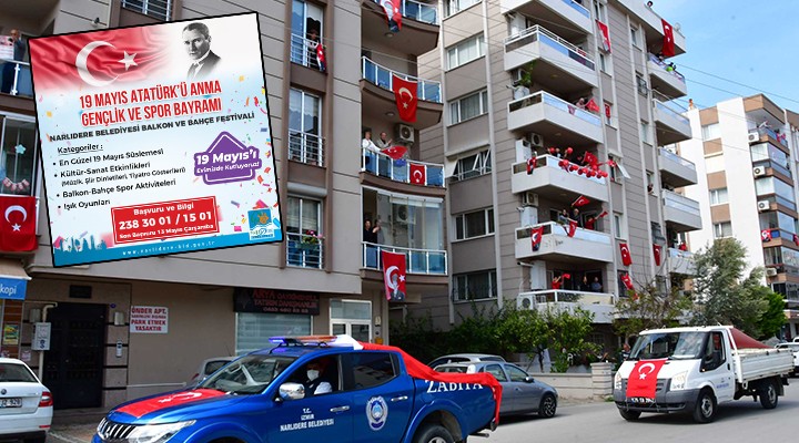 Narlıdere’de 19 Mayıs a özel Balkon-Bahçe Festivali