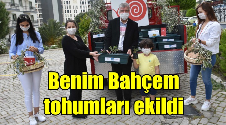 Narlıdere’de ‘Benim Bahçem’ için tohumlar ekildi!