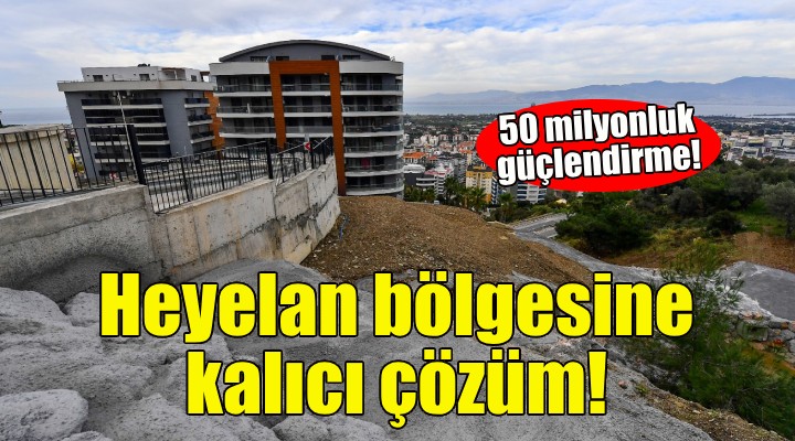 Narlıdere’de çöken duvar ve kayan yola kalıcı çözüm!