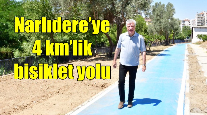 Narlıdere’ye 4 km’lik bisiklet yolu