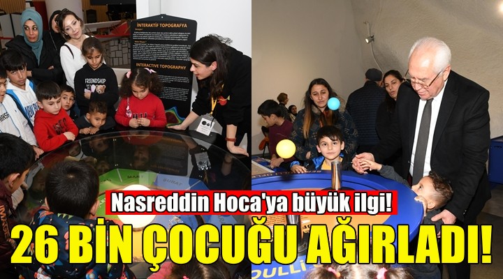 Nasreddin Hoca Çocuk Kültür Bilim Merkezi ne büyük ilgi!
