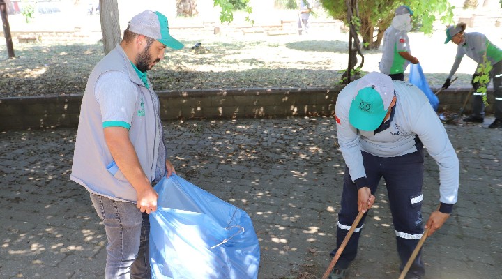 Nazilli Belediyesi temizlik çalışmalarında da vites yükseltti