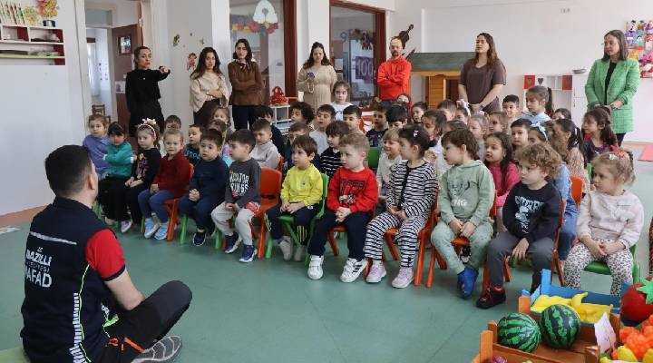 Nazilli’de Deprem Haftası kapsamında öğrencilere afet eğitimi