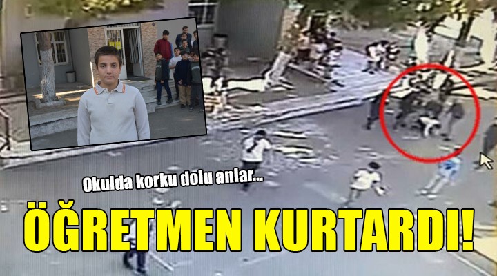 Nefes borusuna ekmek kaçtı, öğretmen kurtardı!