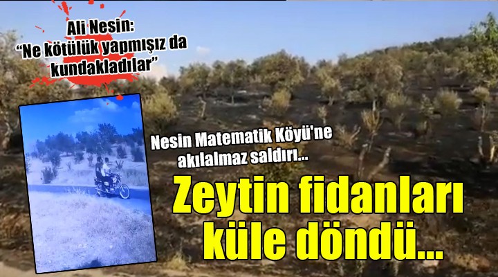 Nesin Matematik Köyü ne akılalmaz saldırı...