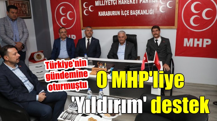 O MHP liye  Yıldırım  destek... Hakim ve savcının görevden alınmasıyla gündeme gelmişti...