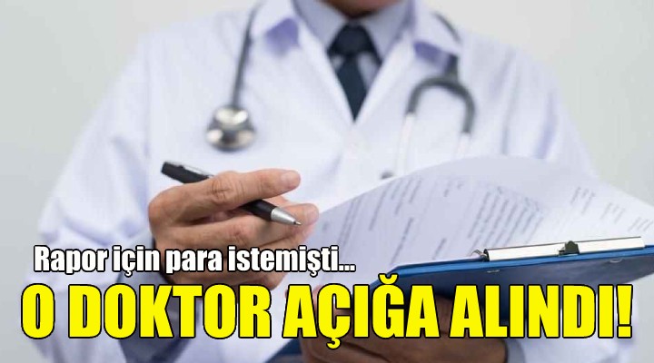 O doktor açığa alındı!