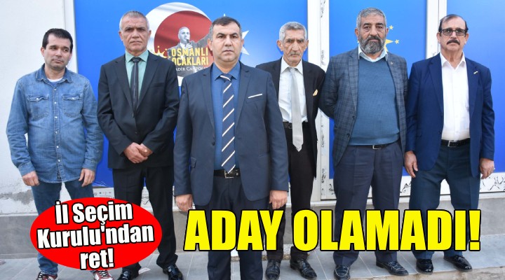 Ocak Partisi nin İzmir Büyükşehir adayına İl Seçim Kurulu ndan ret!