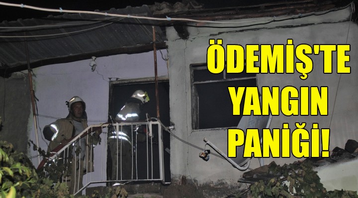 Ödemiş te yangın paniği!