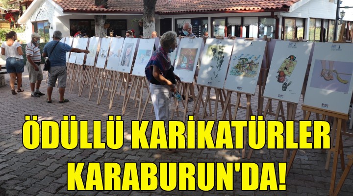 Ödüllü karikatürler Karaburun da!