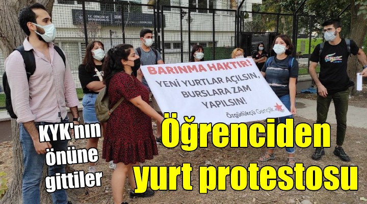 Öğrencilerden yurt protestosu!