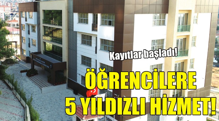 Öğrencilere 5 yıldızlı hizmet!