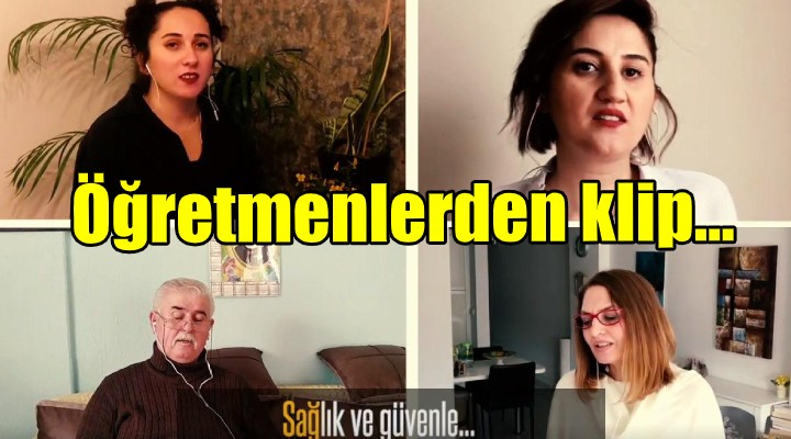 Öğretmenlerden  hayat eve sığar  klibi