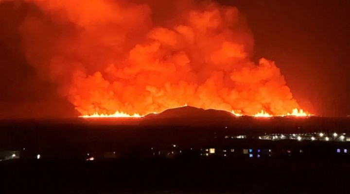 Önce deprem, sonra yanardağ patlaması!