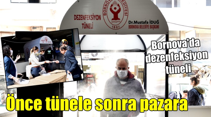 Önce tünele sonra pazara...