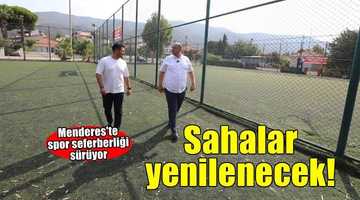 Orta Mahalle’de sahalar yenilenecek