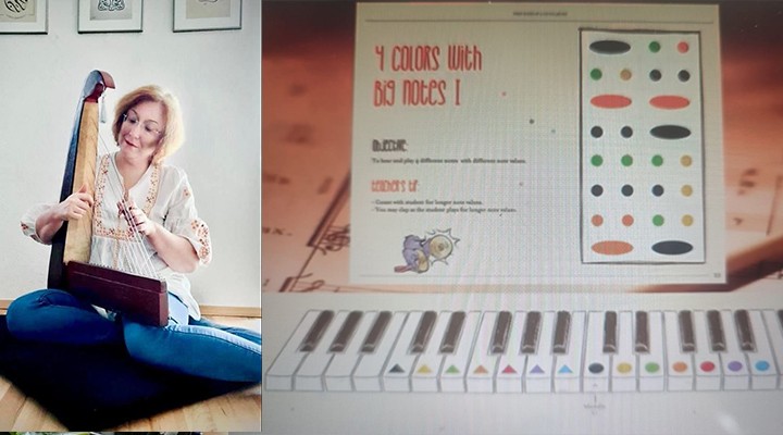 Otizmli çocuklara notasız piyano eğitimi