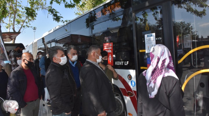 Otobüse binemeyince şoförlerle tartıştılar