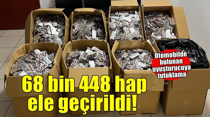 Otomobilde ele geçirilen uyuşturucuya tutuklama