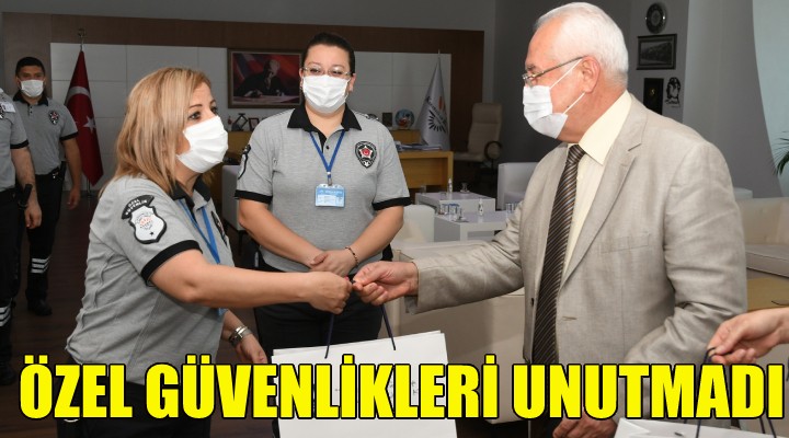 Özel güvenlikleri unutmadı!