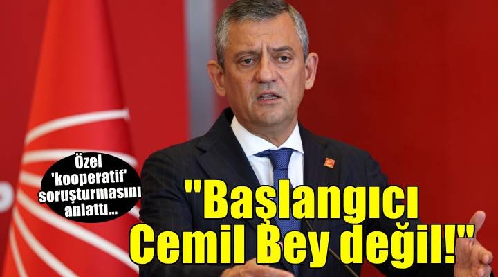 Özel  kooperatif  soruşturmasını anlattı...  Bu işin başlangıcı Cemil Bey değil! 