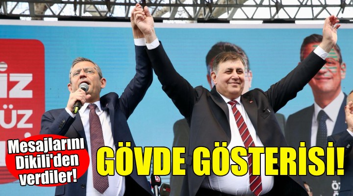 Özel ve Tugay dan Dikili de gövde gösterisi!