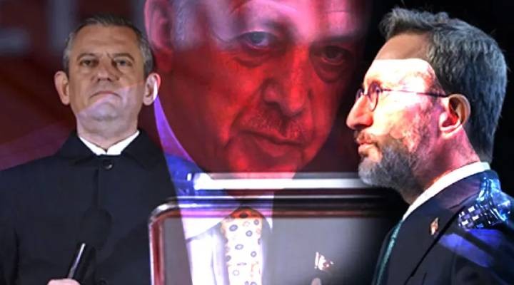 Özgür Özel den Fahrettin Altun iddiası!  Erdoğan fırça attı... 