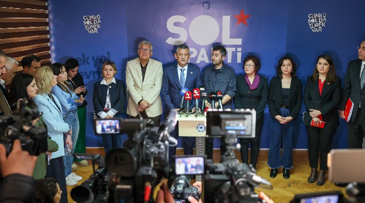 Özgür Özel den SOL Parti ye ziyaret