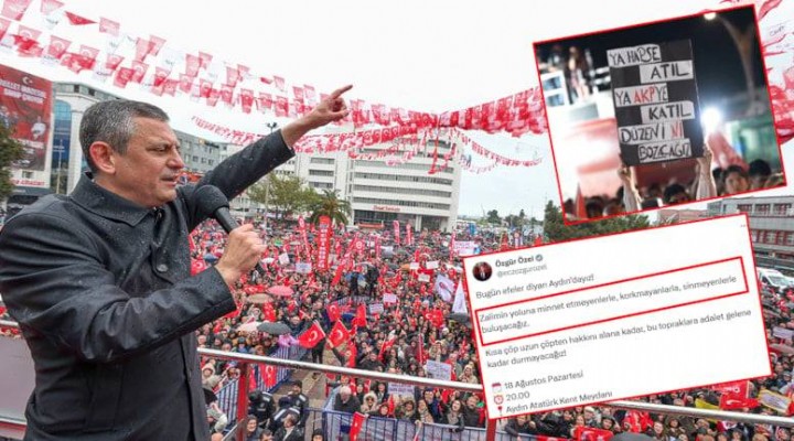 Özgür Özel den göndermelerle dolu  Aydın  paylaşımı