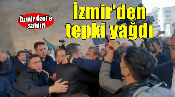 Özgür Özel e saldırıya İzmir den tepki yağdı...