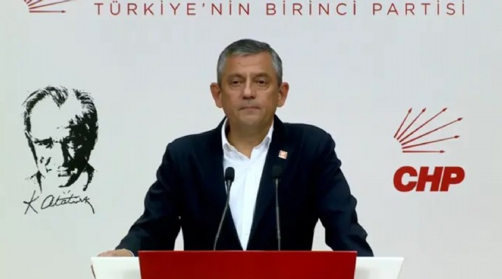 Özgür Özel yönetiminin, CHP nin banka hesaplarına erişimi donduruldu