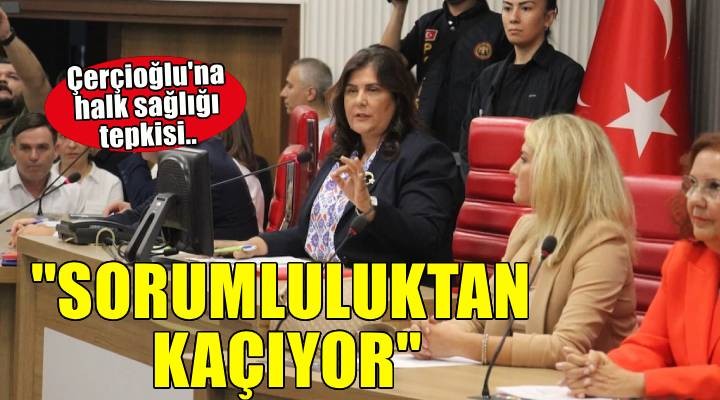 Özlem Çerçioğlu na halk sağlığı tepkisi: Sorumluluktan kaçıyor!
